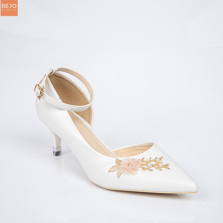 GIÀY CƯỚI - GIÀY CÔ DÂU 5P 1HOA ,CÀNH RONG - WEDDING SHOES