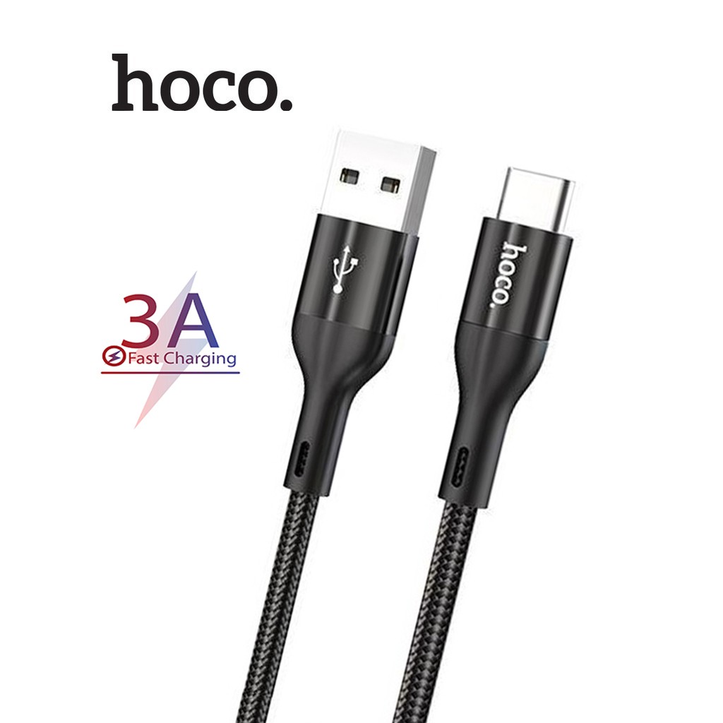 Cáp sạc 3A Hoco X2 Max Type-C dây dù truyền dữ liệu cho Android dài 1M - Hàng chính hãng