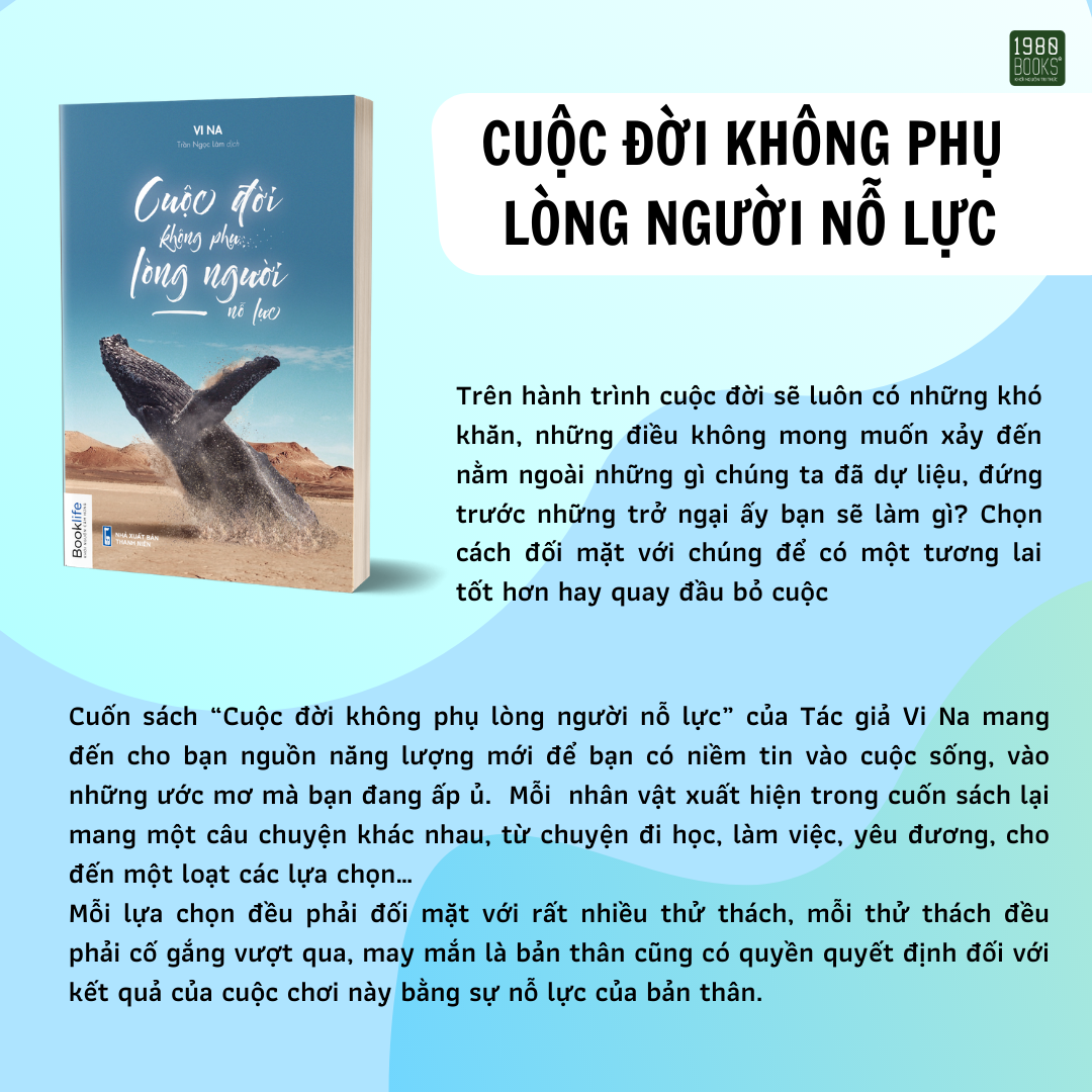 Combo 2 cuốn Sáng hoan ca chiều thưởng + Cuộc đời không phụ lòng người nỗ lực - Booklife