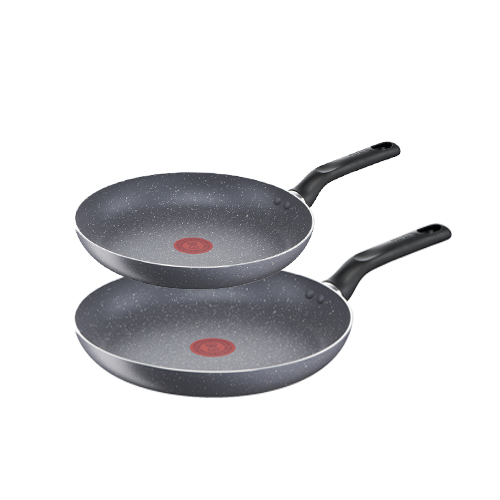 Bộ 2 chảo chiên Tefal Natura dùng cho bếp ga và hồng ngoại (24cm, 28cm) - Hàng chính hãng