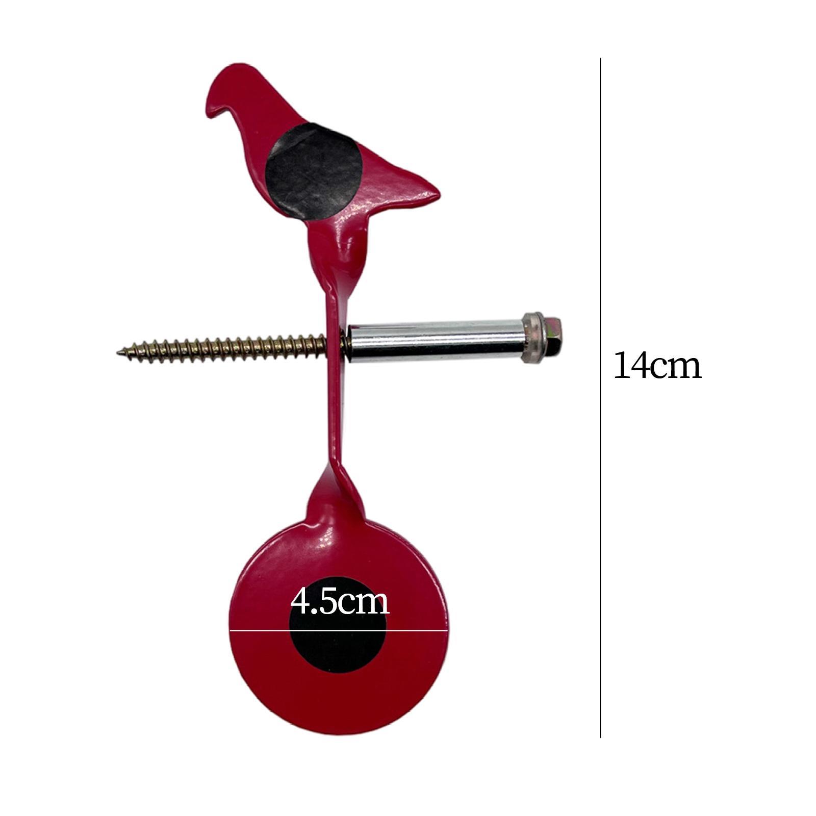 Red Bird Shape Shooting Target Auto Resetting Spinner Resetting Target for Hunting Practice