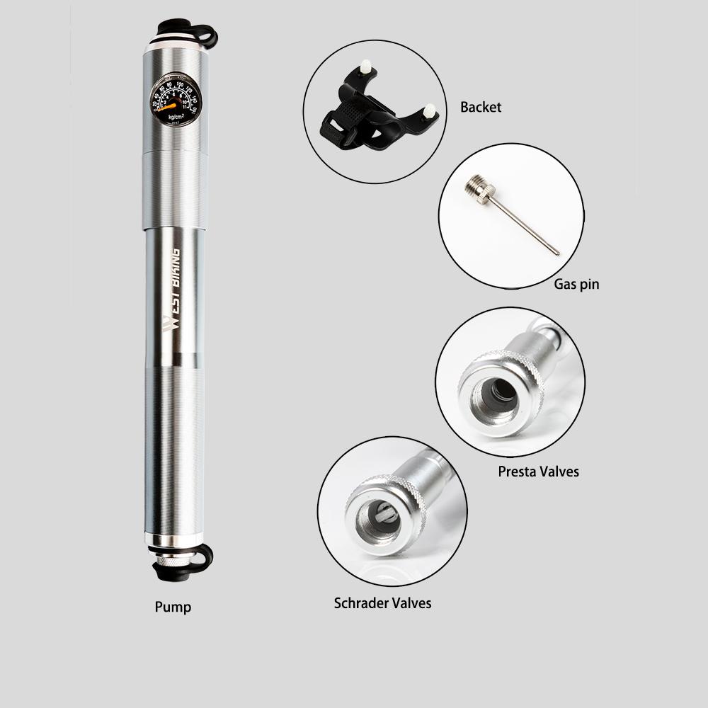 WEST BIKING Máy bơm xe đạp