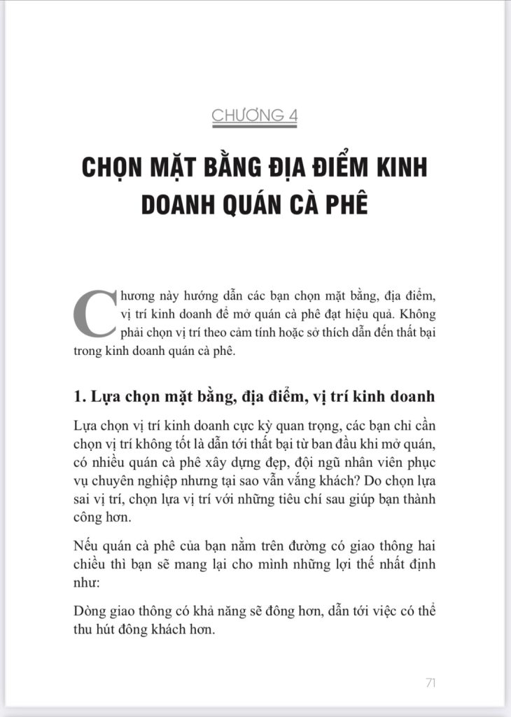 Bí Quyết Khởi Nghiệp Kinh Doanh Và Quản Lý Quán Cà Phê Từ A-Z