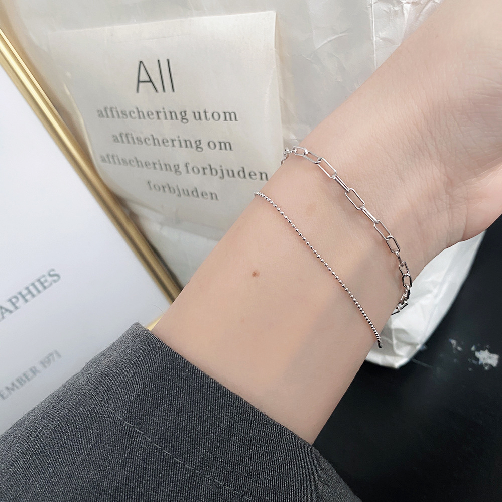 Lắc tay titan 2 tầng nam nữ unisex