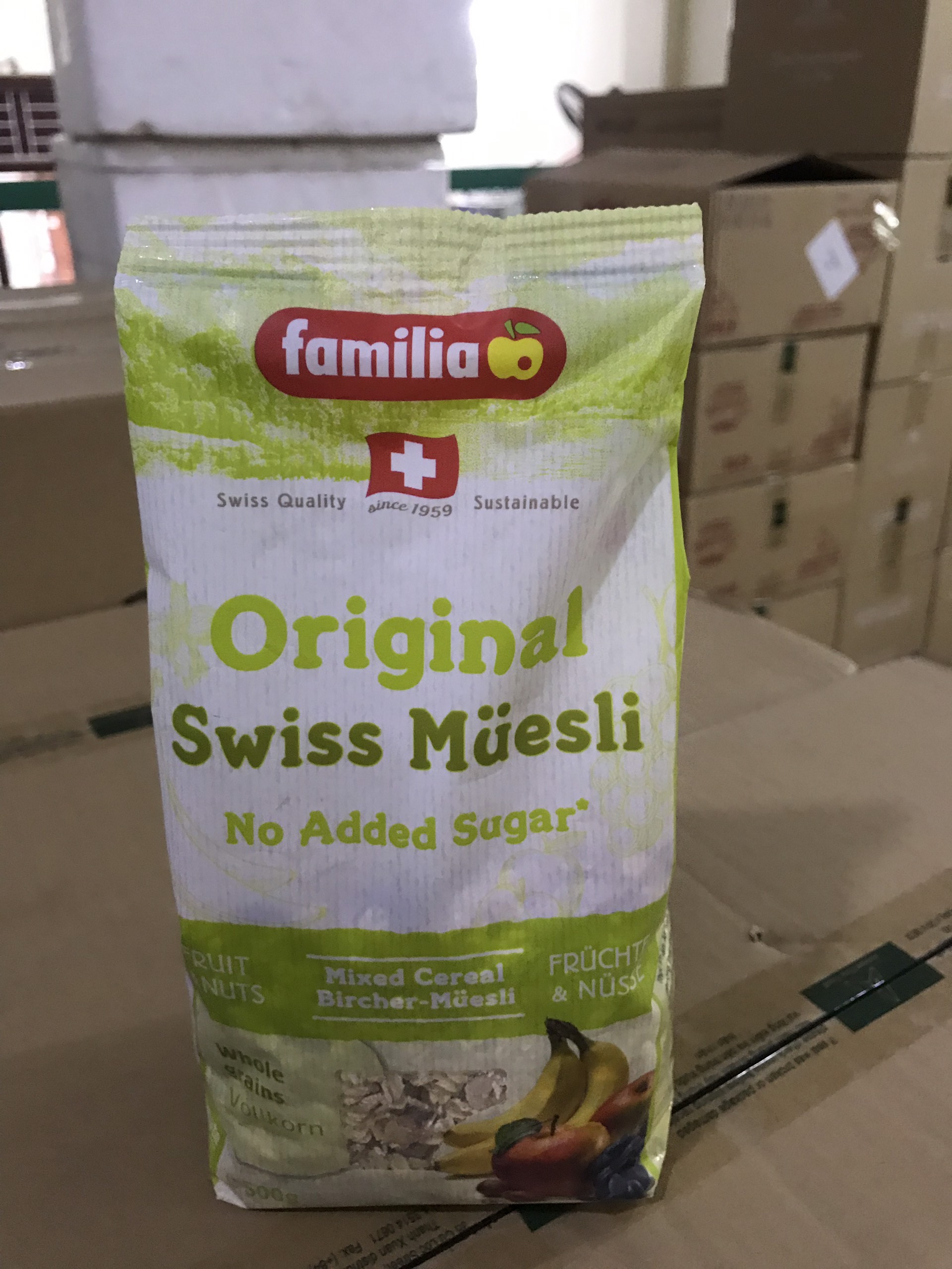 Ngũ Cốc Trộn Trái Cây Sấy Khô Không Đường NHẬP KHẨU THỤY SỸ Original Swiss Muesli