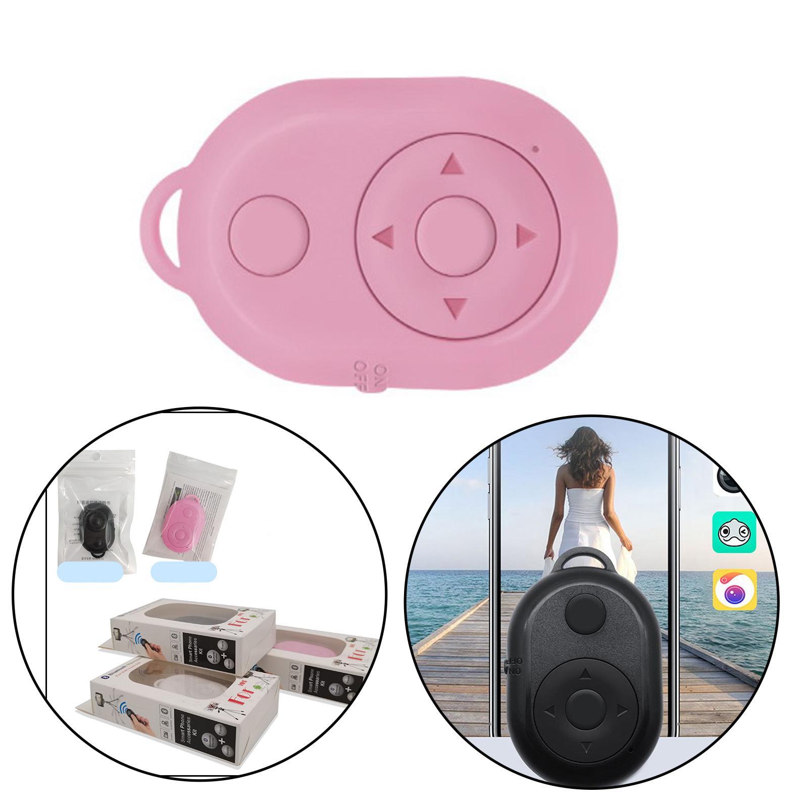 2x Bluetooth Camera Shutter Remote Selfie Button Durable Lightweight