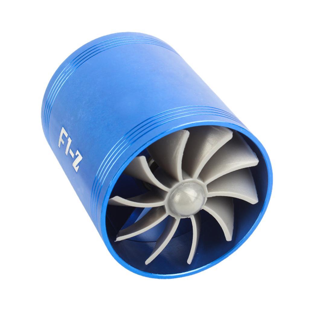 Charger Air  Supercharger Gas Fuel Saver 2.5-2.9inch Blue