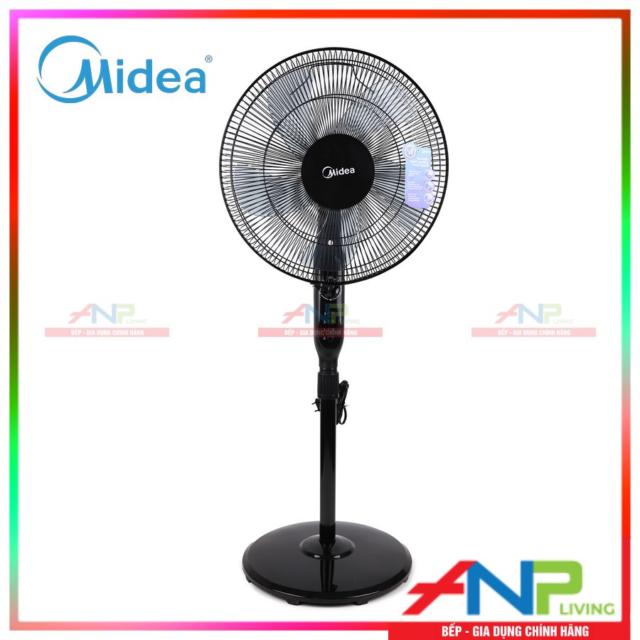 Quạt Đứng 5 Cánh Midea FS40-15Q (Công Suất 55W - 3 Chế Độ Gió - Có Chức Năng Hẹn Giờ) - Hàng Chính Hãng