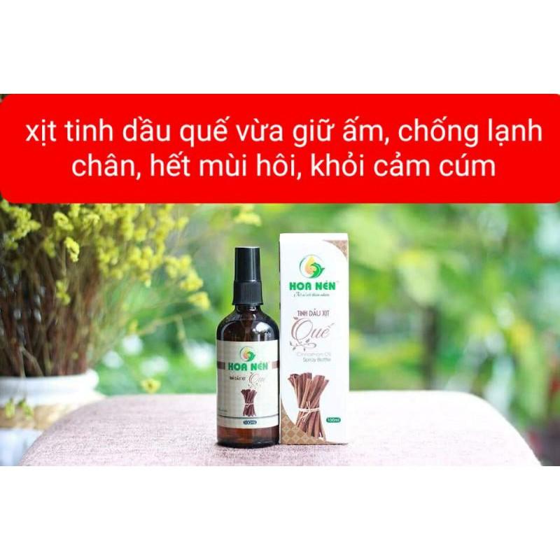 Tinh dầu xịt quế 100ml - tinh dầu khử mùi hôi chân, tinh dầu đuổi gián