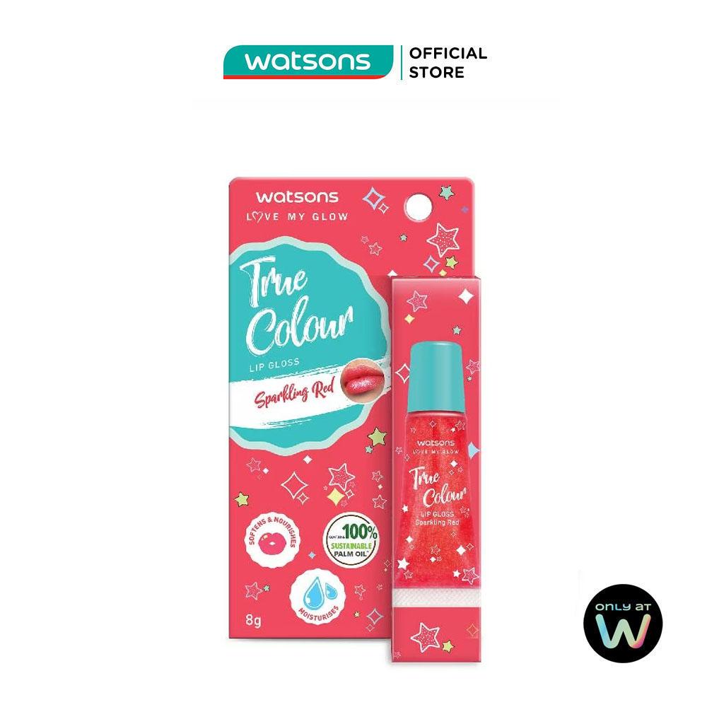 Son Bóng Watsons True Color Sparkling Red 8g