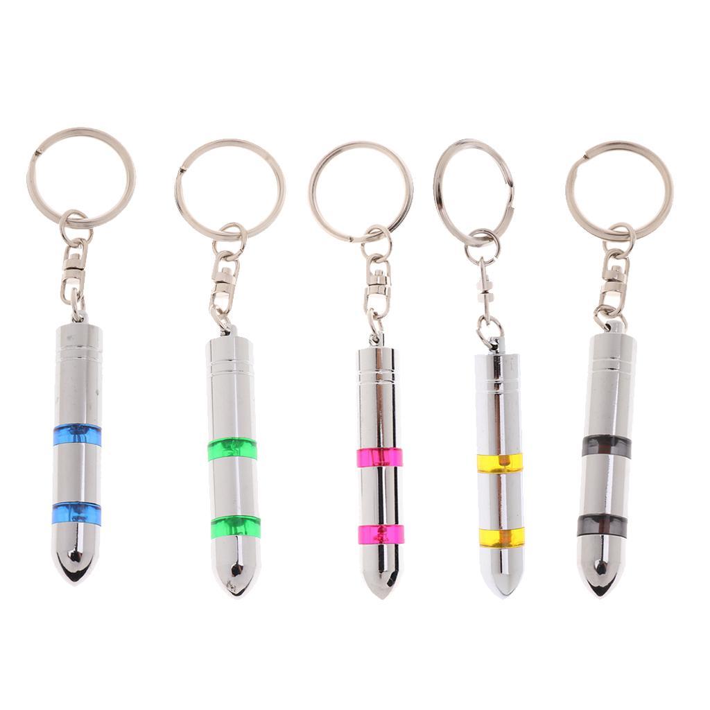 Car Mini Anti Static Electricity  Remover Key Chain Keyring Black