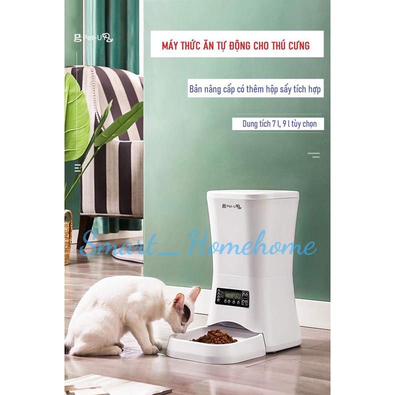 gd460 Máy cho mèo chó ăn tự động 11L, máy ăn tự động chó mèo thú cưng chăm sóc pet