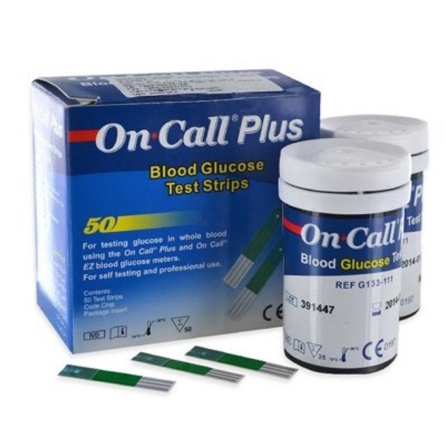 Que Thử Tiểu Đường On Call Plus Chính Hãng ACON Tặng Ngay 50 Kim Chích Máu