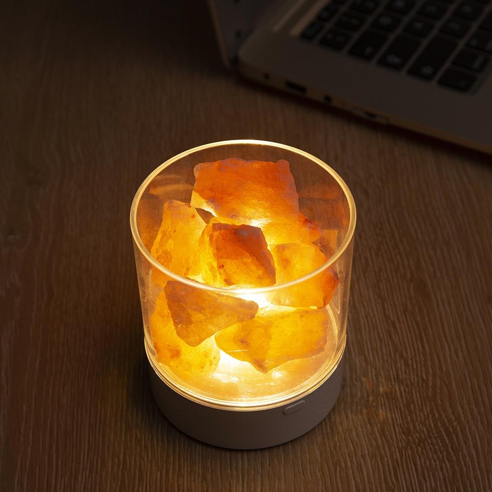 Đèn ngủ bóng LED không dây sạc USB thiết kế hình ngọn lửa độc đáo