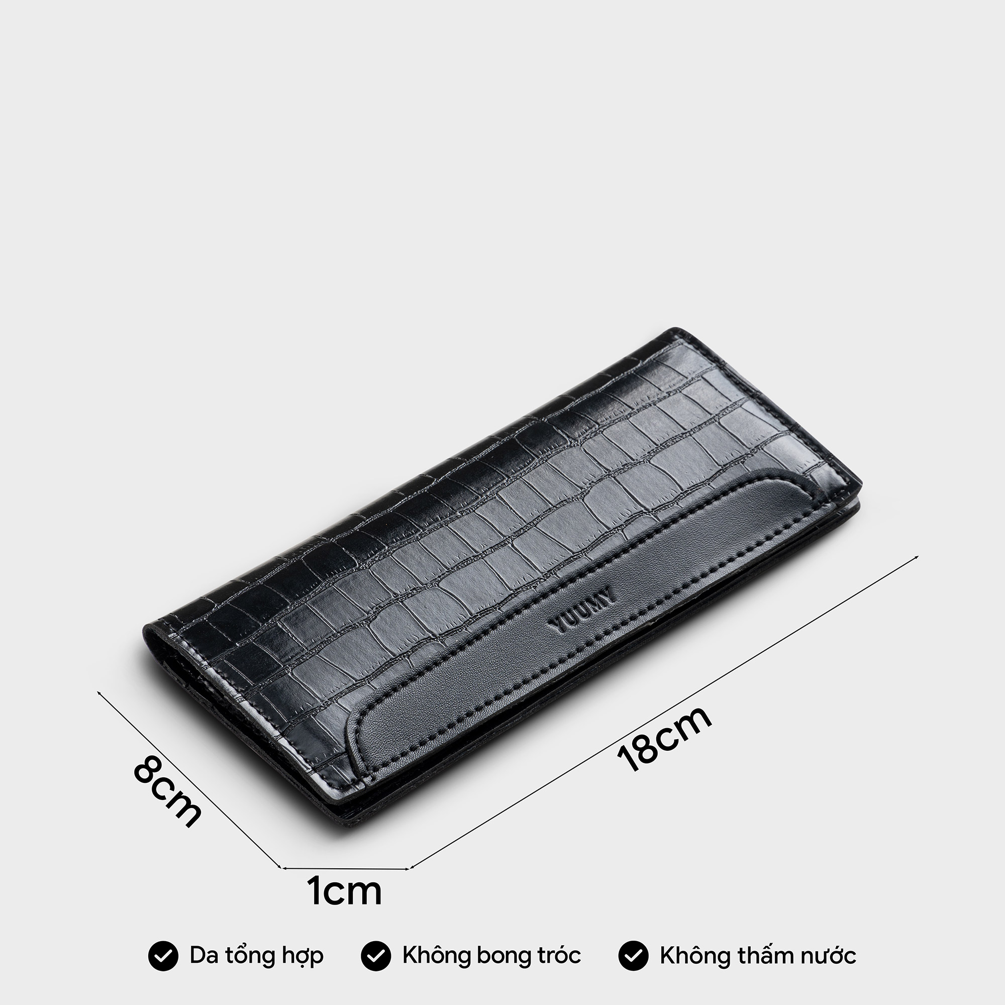 Ví Yuumy ( Thời trang nữ dáng dài nắp gập xinh xắn - Ví da Seasand YV90 )