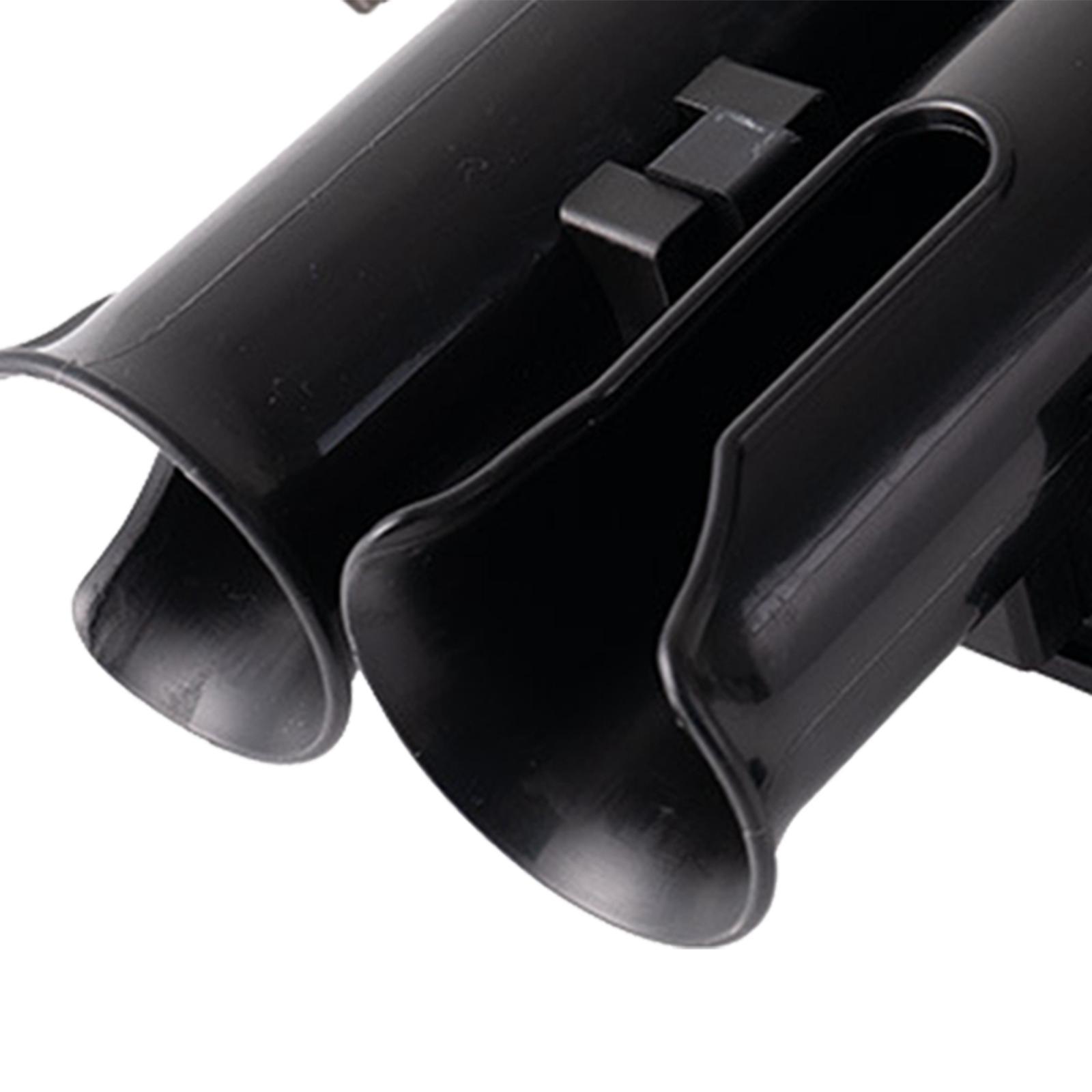 Fishing Rod Holder Fishing Accessories Holds 2 Rods with Screws Easy Mount