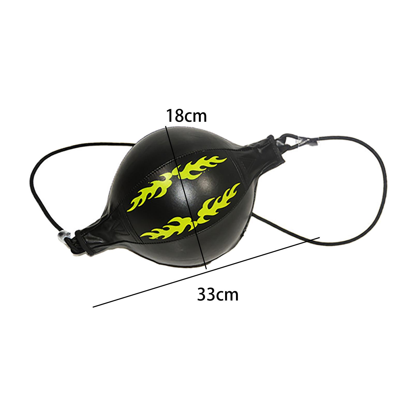 Boxing Speed Bag Double End Punching Bag Kit Kids Black