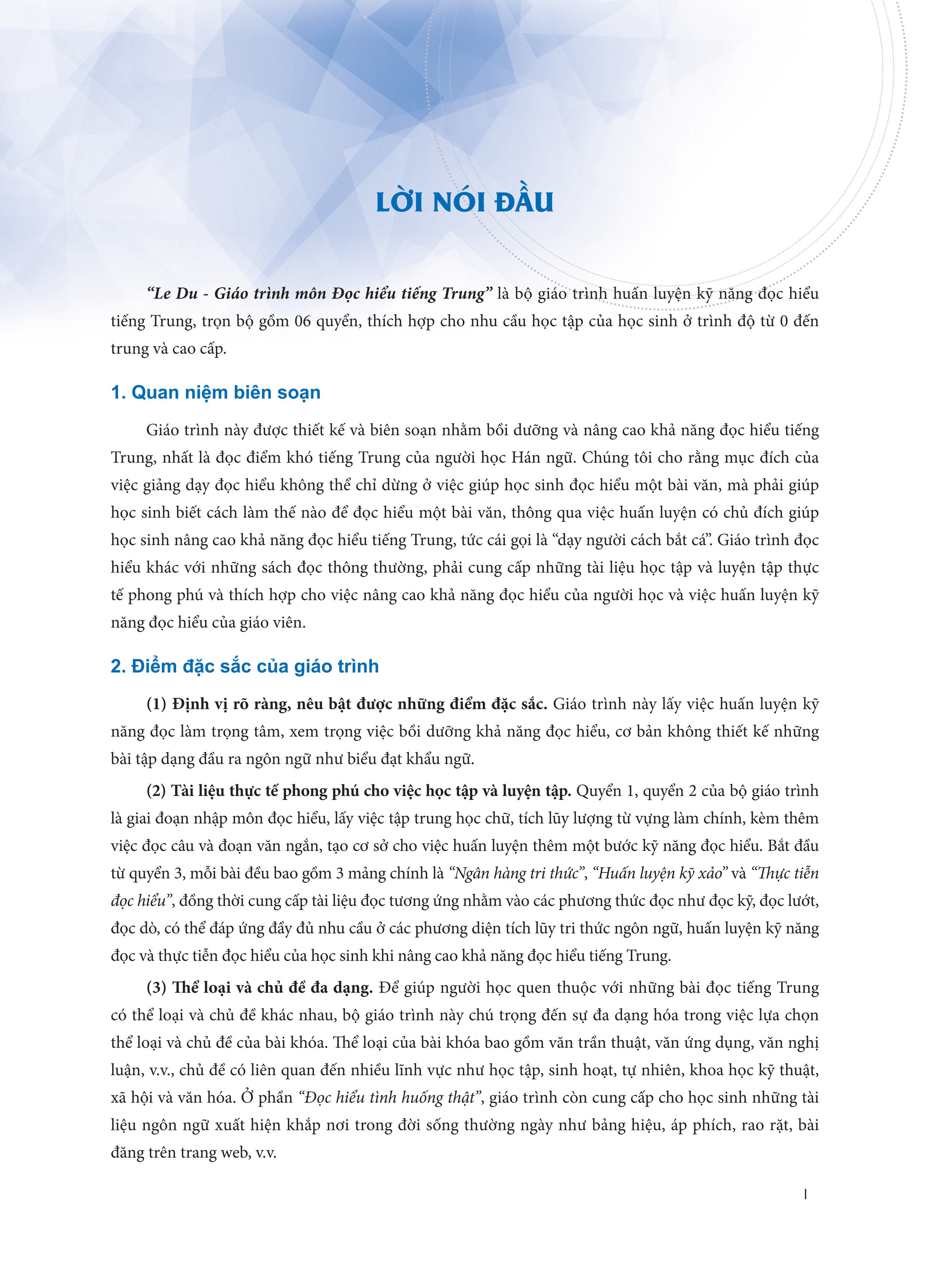 LeDu 4 - Giáo Trình Môn Đọc Hiểu Tiếng Trung - Tập 4