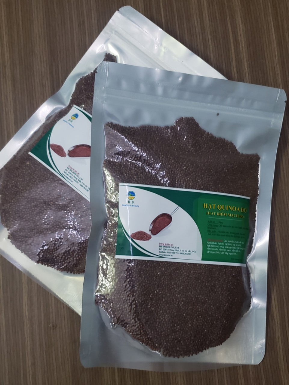 Hạt Quinoa đỏ (hạt Diêm Mạch)- nhập khẩu Peru, 500g