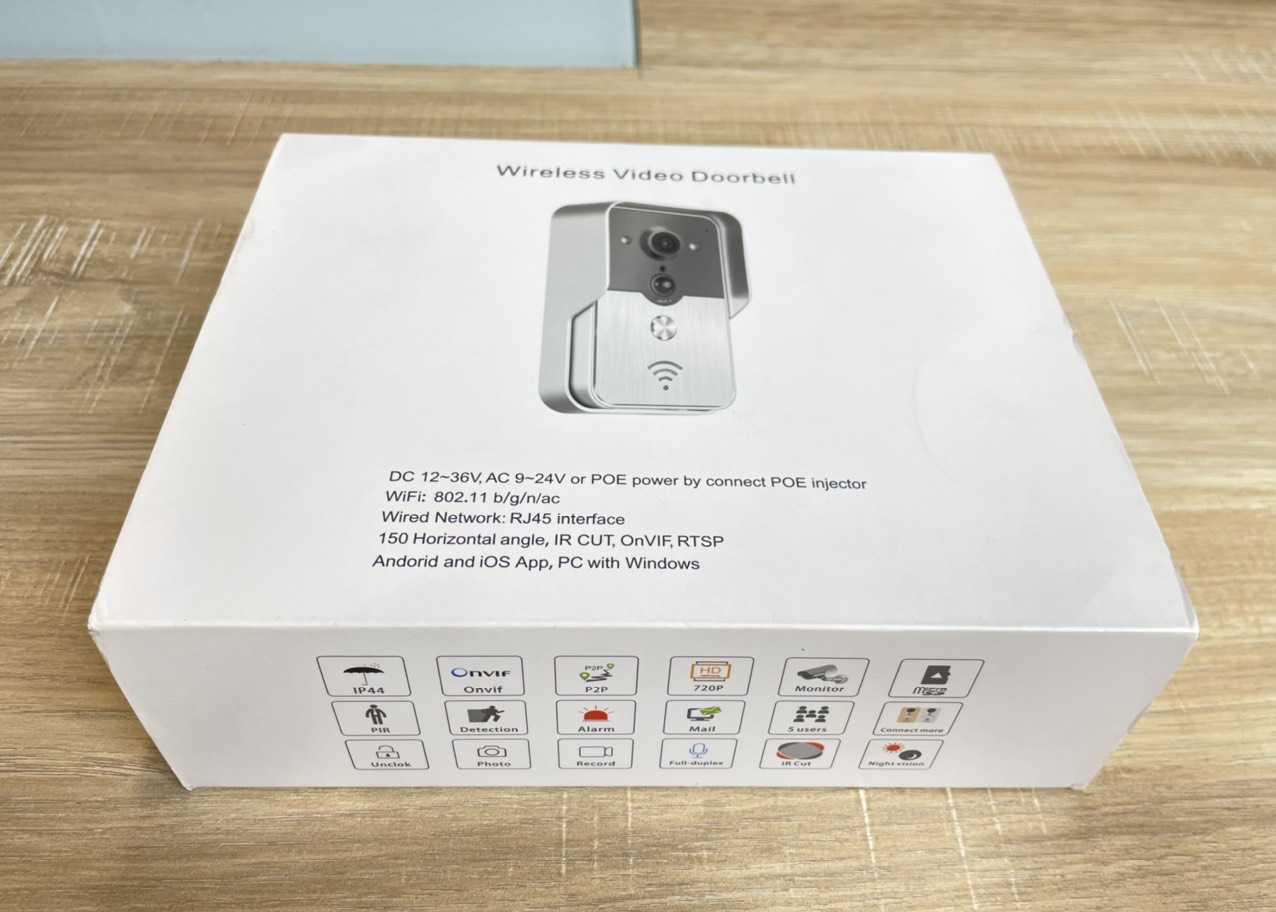 Chuông cửa Camera IP wifi, kết nối điện thoại di động