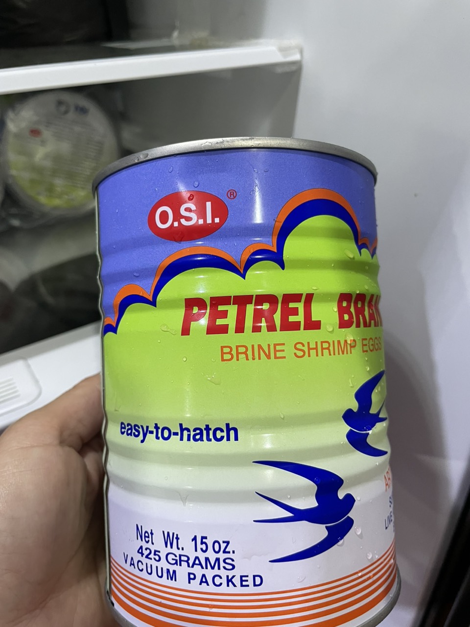 Artemia lon 425g - thức ăn cho cá cảnh, cho cá bột phát triển tốt