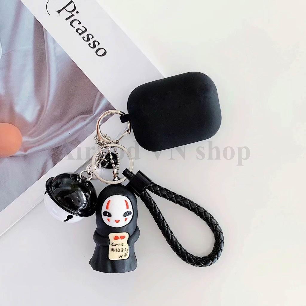 Bao Case Ốp dành cho airpod pro vô diện kèm móc chuông silicon 3D cao cấp