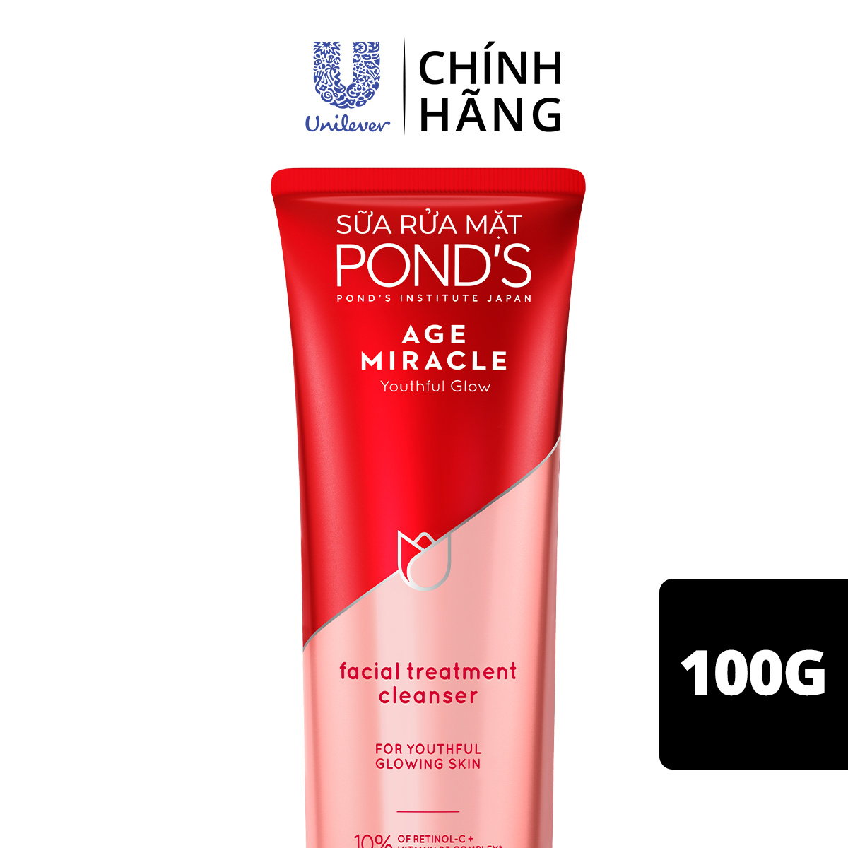 Sữa Rửa Mặt Ngăn Ngừa Lão Hóa Pond's Age Miracle (100g)