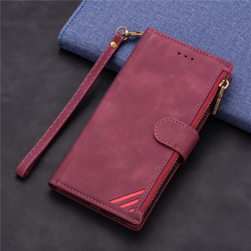 Bao Da Nắp Gập Có Ngăn Đựng Thẻ Cho Samsung Note20 Ultra Note10 Plus Lite / A81 Note 9 8 A72 A52 A32 5g