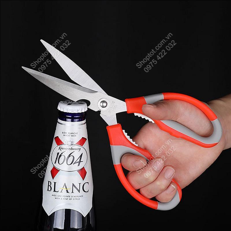 KÉO CẮT ĐA NĂNG NHÀ BẾP 4 TRONG 1 BẰNG THÉP KHÔNG GỈ YJ024