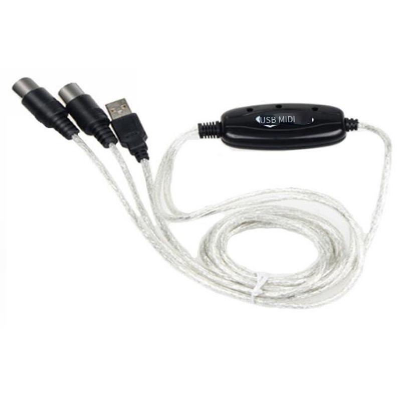 Phong cách mới nhất Cáp MIDI sang USB dòng đàn organ điện tử dòng chỉnh sửa nhạc dòng đàn organ điện tử Dải dây truyền MIDI