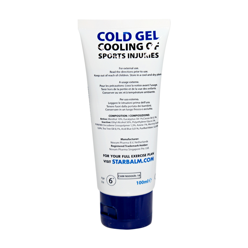 Gel làm lạnh cơ Starbalm giúp phục hồi nhanh căng cơ, bầm tím, bong gân (100ml)