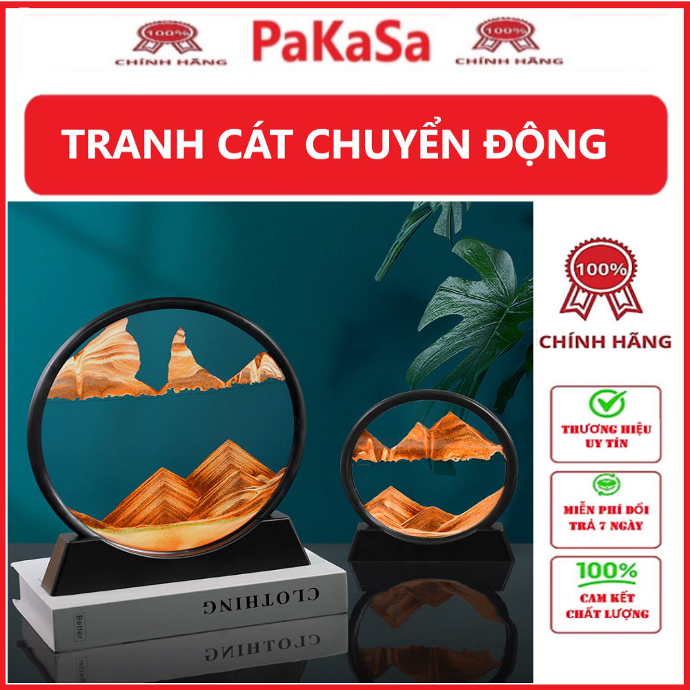 Tranh Cát Chuyển Động 3D Nghệ Thuật 25cm x 1.5cm- Hàng Chính Hãng