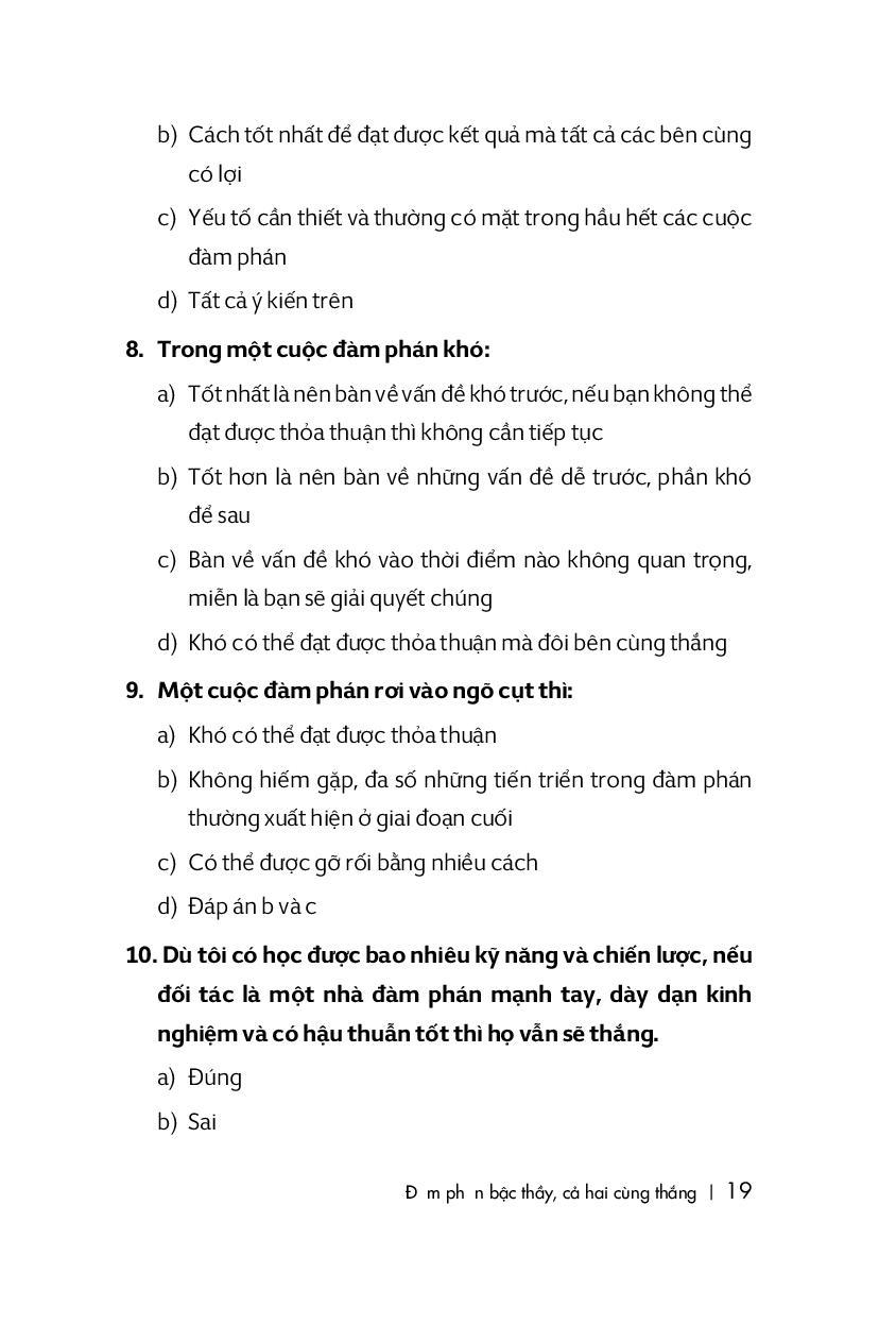 Đàm Phán Bậc Thầy Cả Hai Cùng Thắng - Tái Bản 2019