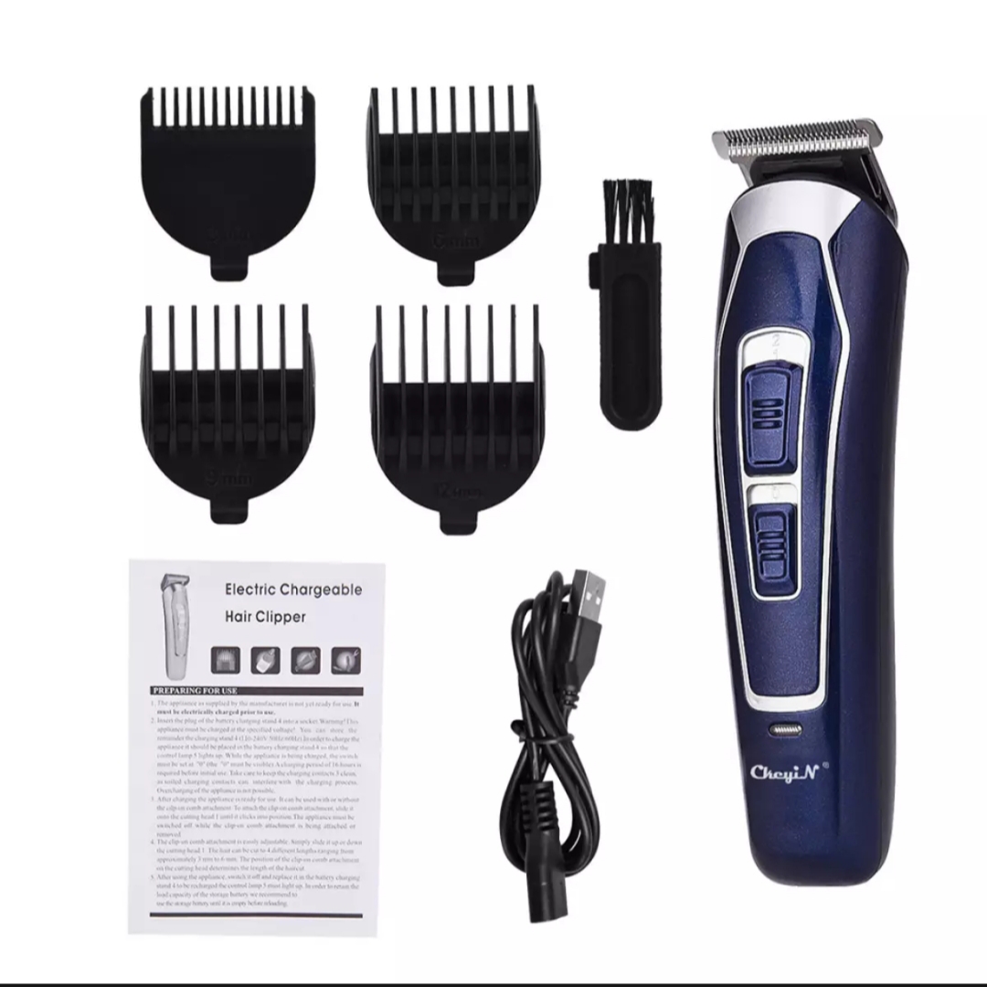 Tông Đơ Cắt Tóc Không Dây Chuyên Nghiệp KM-809A với 3 tốc độ điều chỉnh