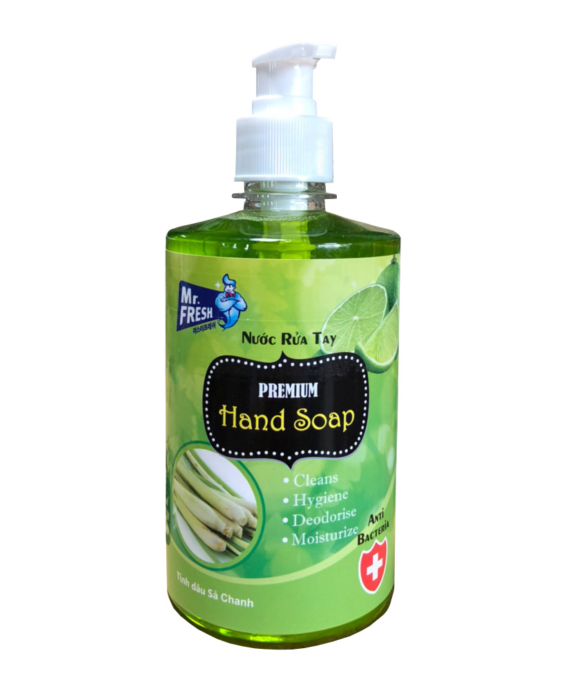 Combo 2 chai nước rửa tay Hand Soap 500ml Hương Cam Quế Và ,Xả Chanh