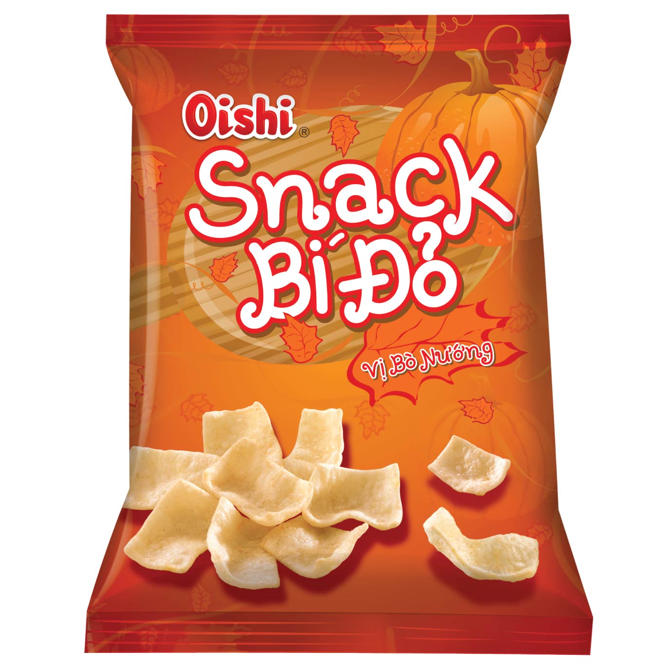 Oishi Combo1 - 6 gói snack 40g (Snack Cua Sốt Chua Ngọt, Snack 4X Vị Phô Mai, Snack Hành, Snack Cà Chua, Snack Bí Đỏ, Snack Phồng Mực)