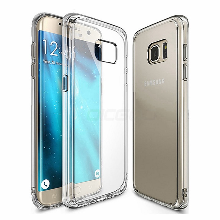 Ốp lưng silicon dẻo trong suốt Loại A cao cấp cho Samsung Galaxy S6 Edge