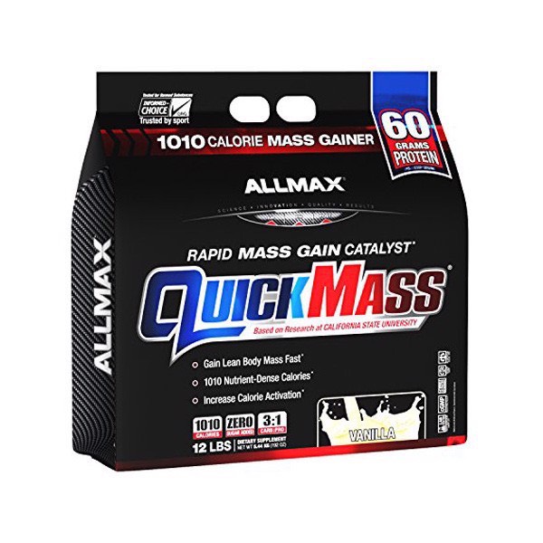 Sữa Tăng Cân Allmax Quickmass VANILLA 12lbs