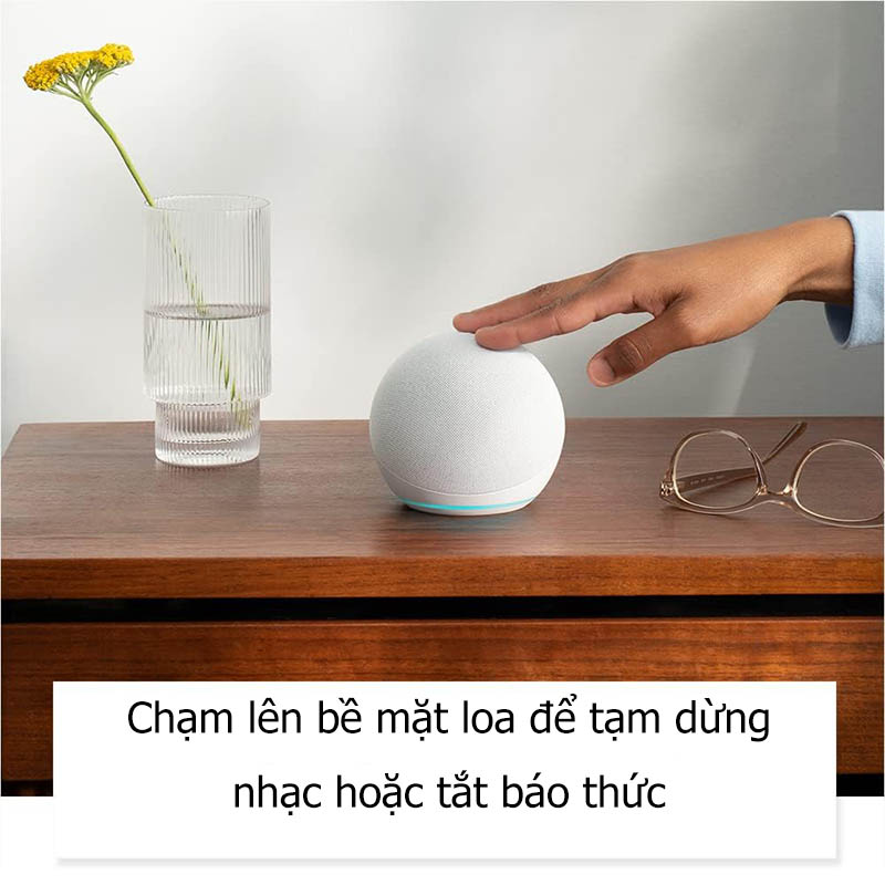 Loa thông minh Amazon Echo Dot Gen 5 Smart Speaker tích hợp trợ lý ảo - Full Color/with Clock - Hàng Nhập Khẩu