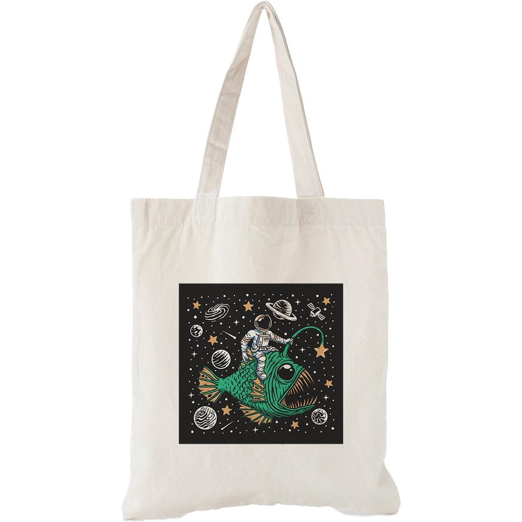 Túi vải Canvas Trương Gia Túi Vải - Túi Canvas bộ sưu tập Phi Hành Gia - nhiều kích thước