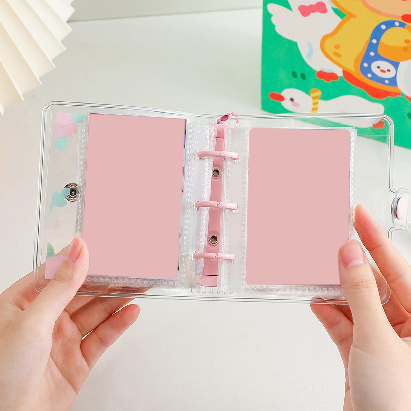 Mini Photo Album, Photo Card Holder with Pendant 10 Pockets