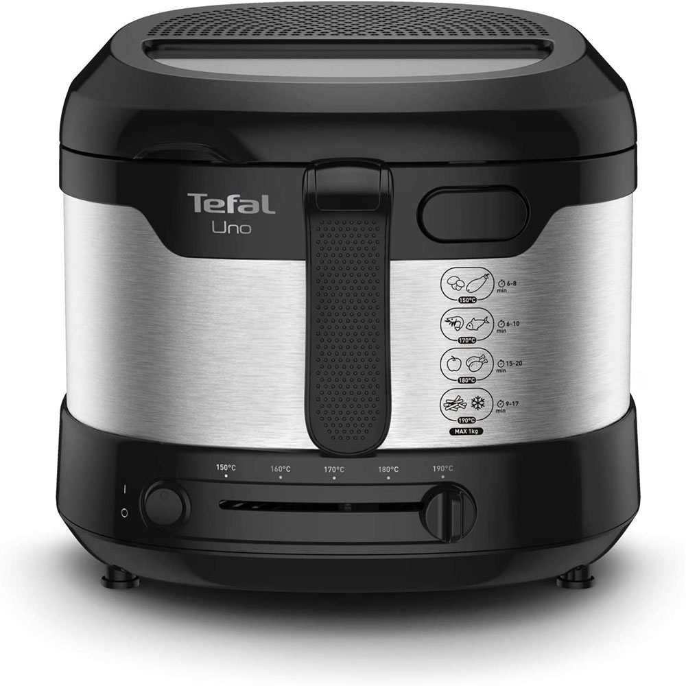 Nồi Chiên Ngập Dầu TEFAL Uno FF215D - Sản Xuất Tại Pháp 4 Chế Độ Nhiệt Dung Tích 1.8 Lít Công Suất 1600 W - Hàng Nhập Khẩu Đức