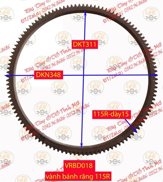 vành răng bánh đà 115R