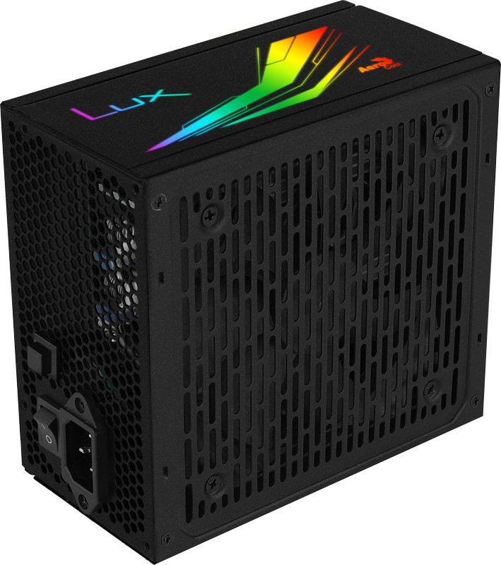 Nguồn máy tính Aerocool LUX RGB 750W 80 Plus Bronze - Hàng Chính Hãng