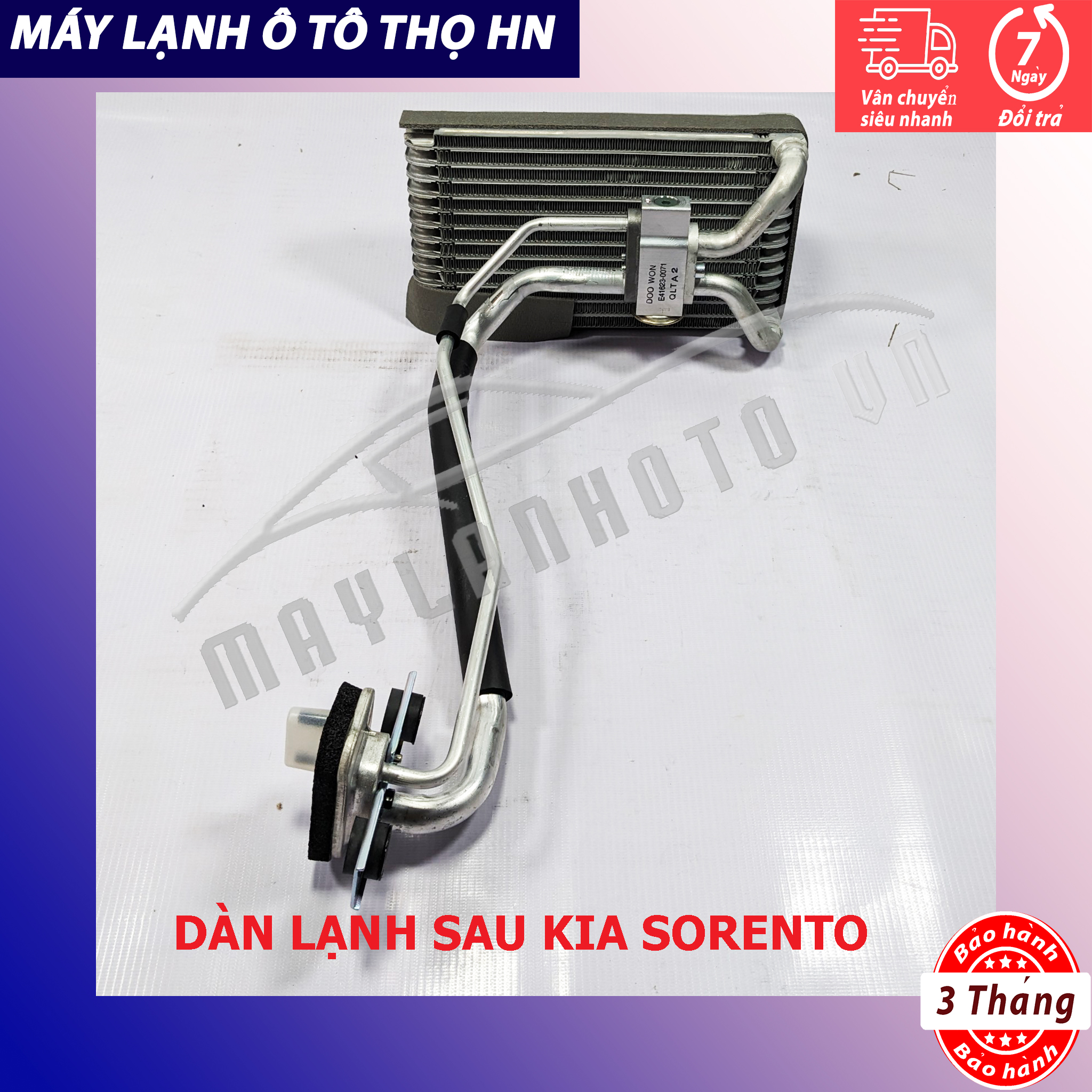 Dàn (giàn) lạnh Kia Sorento 2008 2009 2010 2011 2012 2013 2014 2015 2016 (giàn sau,liền van+còng) hàng xịn Hàn Quốc 08 09 10 11 12 13 14 15 16