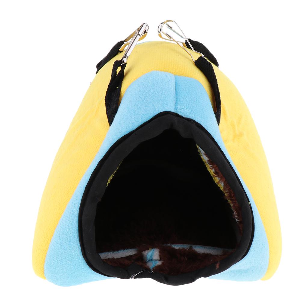 Rabbit Guinea Pig Hamster Cotton House Bed Cute for Small Animals yellow