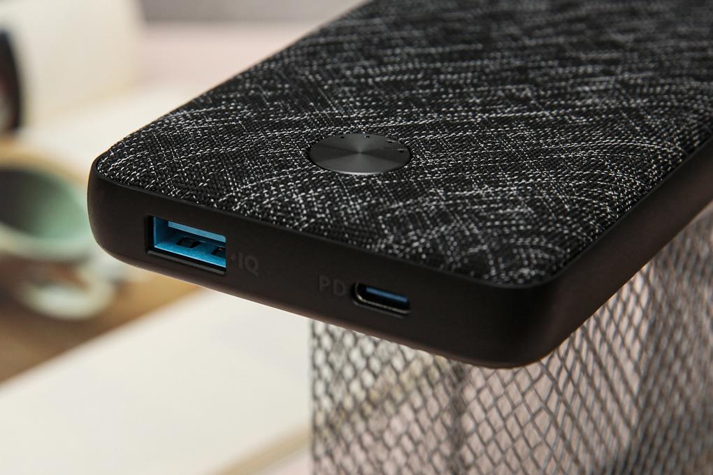 Pin sạc dự phòng Polymer 20.000 mAh Type C PD Anker PowerCore Essential A1281 Fabric - Hàng chính hãng