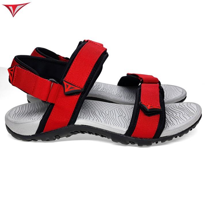 Giày Sandal Nam Nữ Việt Thủy Hai Quai Ngang Đỏ - VT016