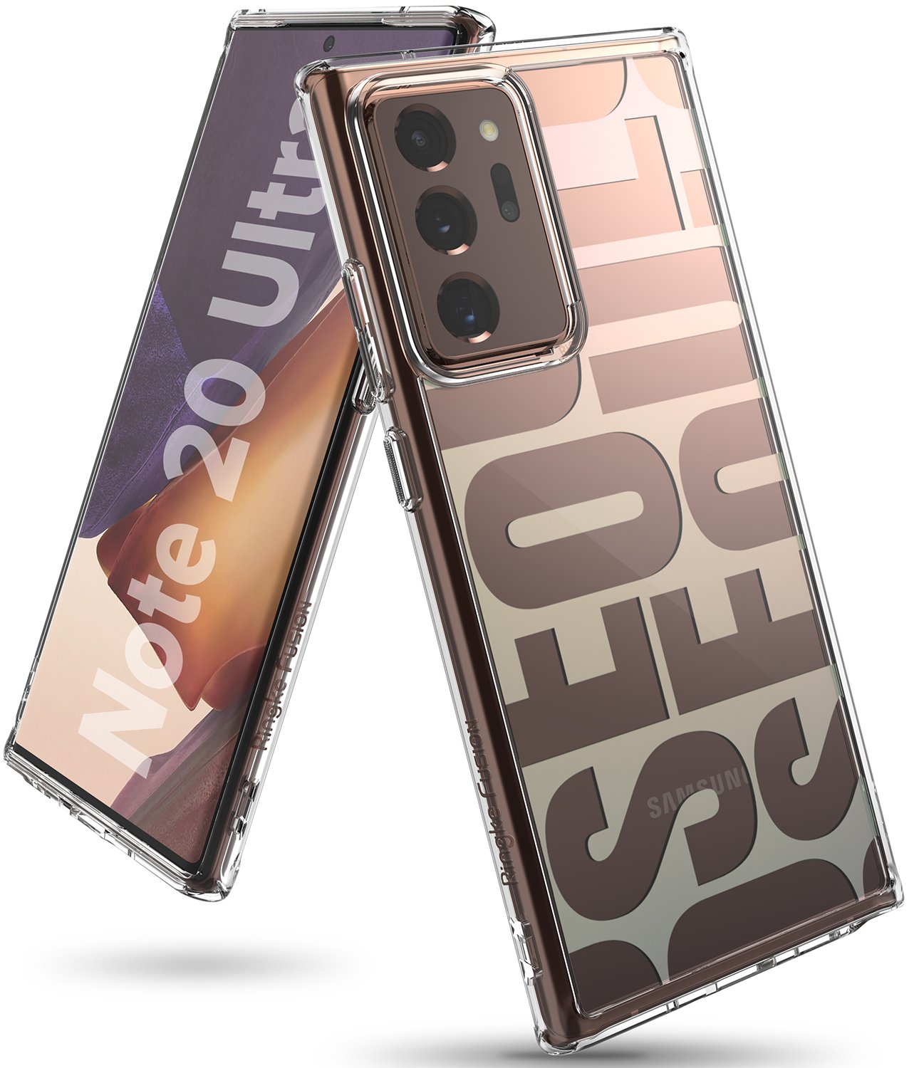 Ốp lưng Samsung Note 20 Ultra chống sốc Ringke Fusion X - Hàng nhập khẩu Korean