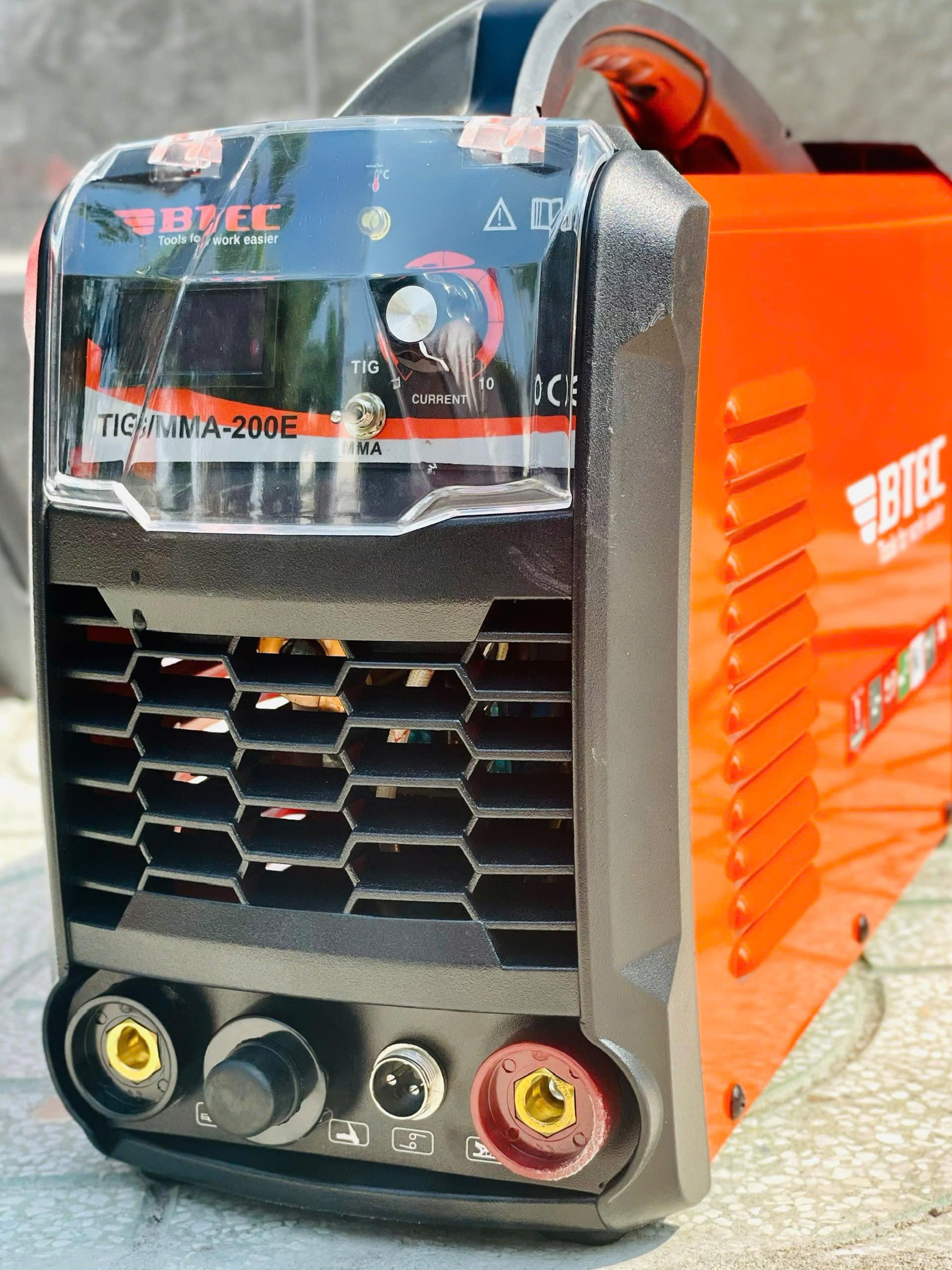 MÁY HÀN TIG/QUE 200A BTEC TIG/MMA 200E- HÀNG CHÍNH HÃNG